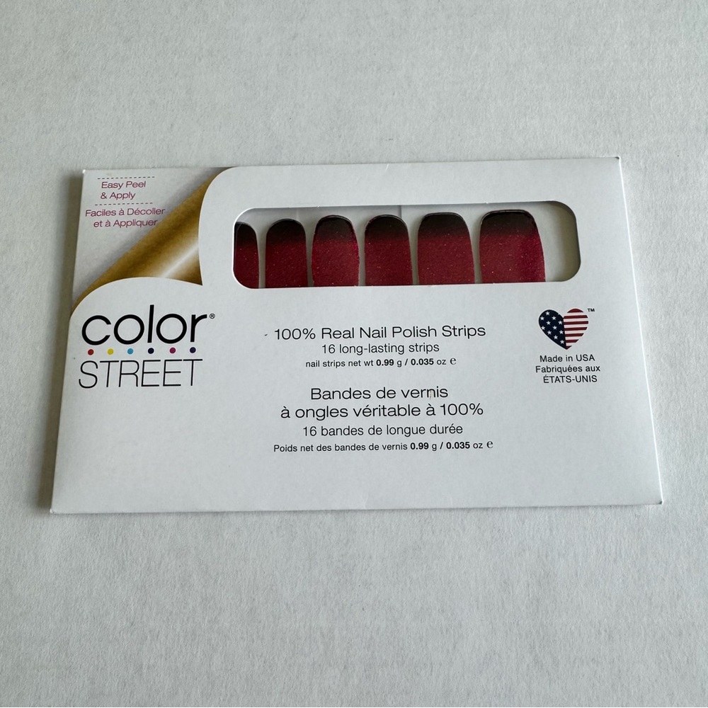 *Retired* Color Street: Bloody Gorgeous | Halloween Goth Red Black Glitter - Picture 3 of 16